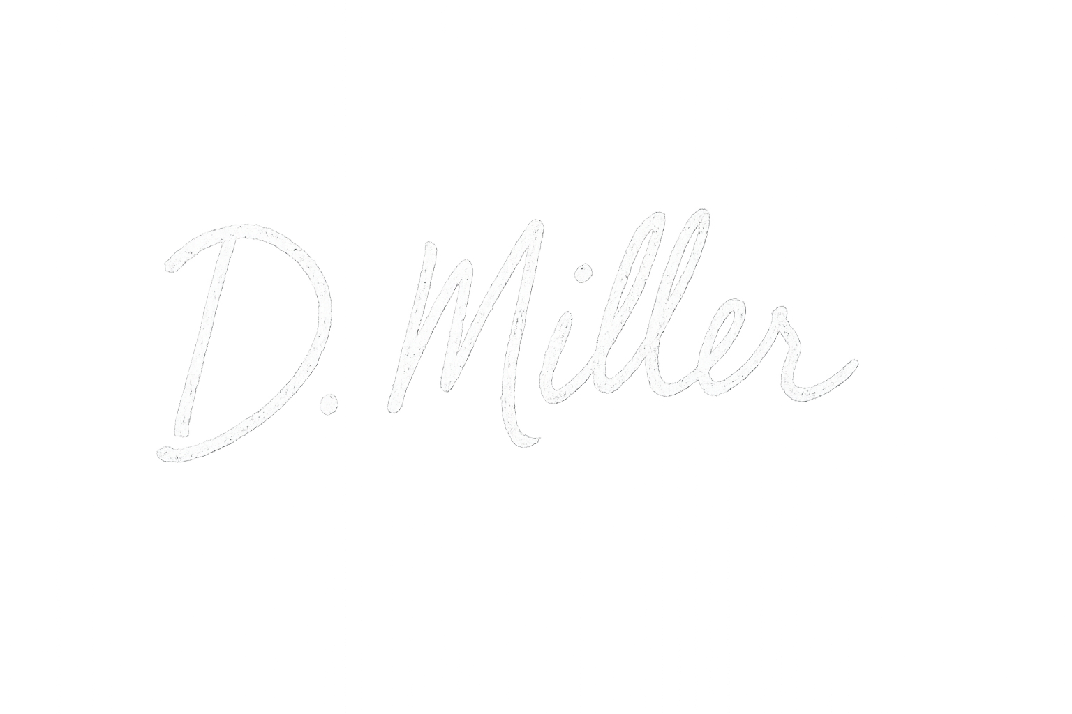 David Miller's signature